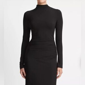 Vince Ruched Long Sleeve Dress - NWT